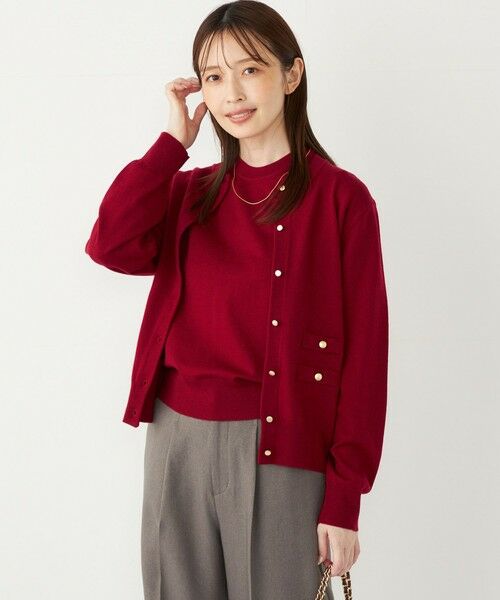 SHIPS / シップス ニット・セーター | SHIPS Colors:〈手洗い可能〉14ゲージ ショートスリーブ ニット | 詳細21