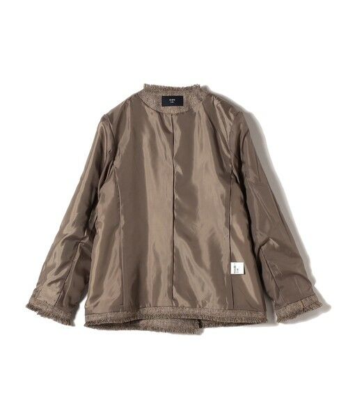 SHIPS / シップス ノーカラージャケット | SHIPS Colors:フリンジ ヘリンボーン ジャケット | 詳細16