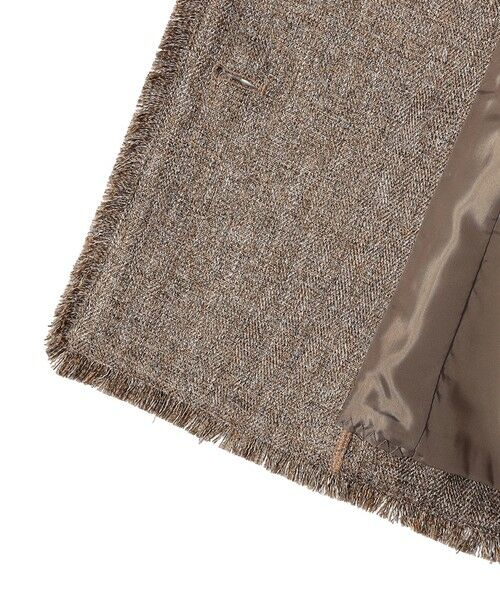 SHIPS / シップス ノーカラージャケット | SHIPS Colors:フリンジ ヘリンボーン ジャケット | 詳細20