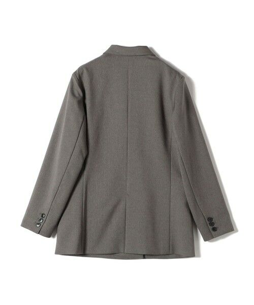 美品 ✨️ SHIPS ドットエア テーラードジャケット XL グレー SHIPS Colors:ウールライク ダブル ボタン ジャケット
