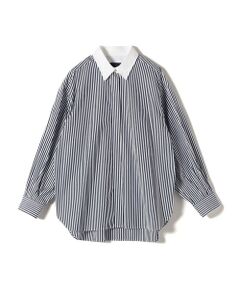 SHIPS / シップス シャツ・ブラウス | SHIPS Primary Navy Label:SUVIN コットン クレリック シャツ