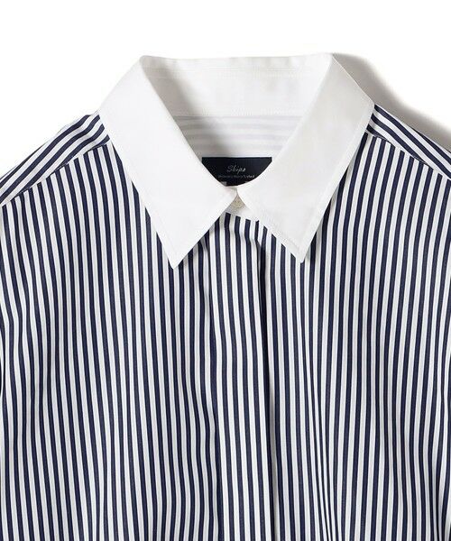 SHIPS / シップス シャツ・ブラウス | SHIPS Primary Navy Label:SUVIN コットン クレリック シャツ | 詳細2