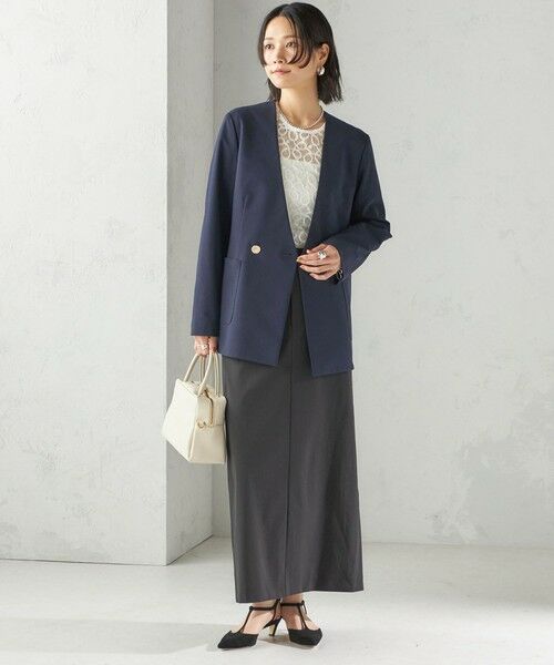 SHIPS / シップス シャツ・ブラウス | 〈手洗い可能〉トゥワール コード レース ブラウス(ホワイト) | 詳細10