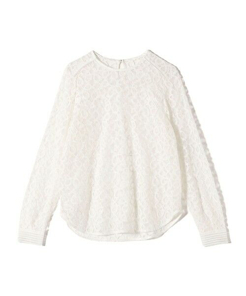 SHIPS / シップス シャツ・ブラウス | 〈手洗い可能〉トゥワール コード レース ブラウス(ホワイト) | 詳細16