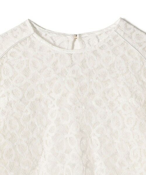 SHIPS / シップス シャツ・ブラウス | 〈手洗い可能〉トゥワール コード レース ブラウス(ホワイト) | 詳細18