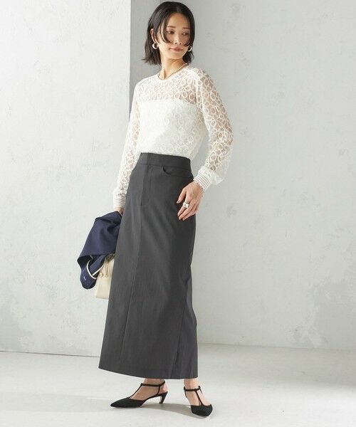 SHIPS / シップス シャツ・ブラウス | 〈手洗い可能〉トゥワール コード レース ブラウス(ホワイト) | 詳細2