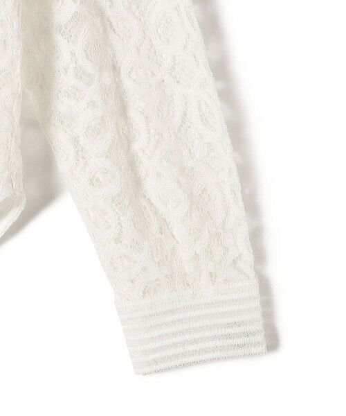 SHIPS / シップス シャツ・ブラウス | 〈手洗い可能〉トゥワール コード レース ブラウス(ホワイト) | 詳細20