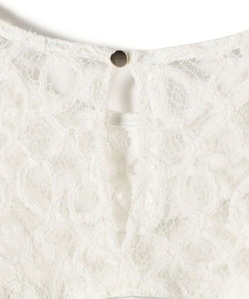 SHIPS / シップス シャツ・ブラウス | 〈手洗い可能〉トゥワール コード レース ブラウス(ホワイト) | 詳細21