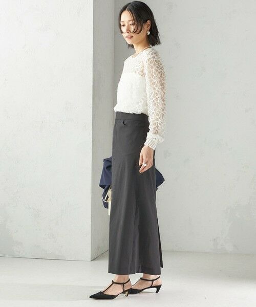 SHIPS / シップス シャツ・ブラウス | 〈手洗い可能〉トゥワール コード レース ブラウス(ホワイト) | 詳細3