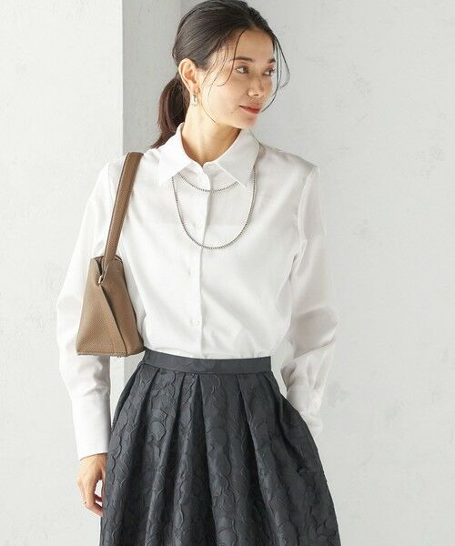 SHIPS / シップス シャツ・ブラウス | 〈手洗い可能〉スーピマ コットン サテン シャツ | 詳細5