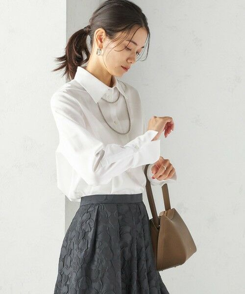 SHIPS / シップス シャツ・ブラウス | 〈手洗い可能〉スーピマ コットン サテン シャツ | 詳細8