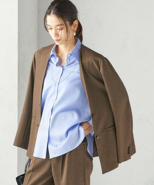 SHIPS / シップス シャツ・ブラウス | 〈手洗い可能〉スーピマ コットン サテン シャツ | 詳細20