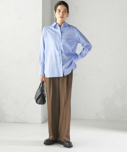 SHIPS / シップス シャツ・ブラウス | 〈手洗い可能〉スーピマ コットン サテン シャツ | 詳細11