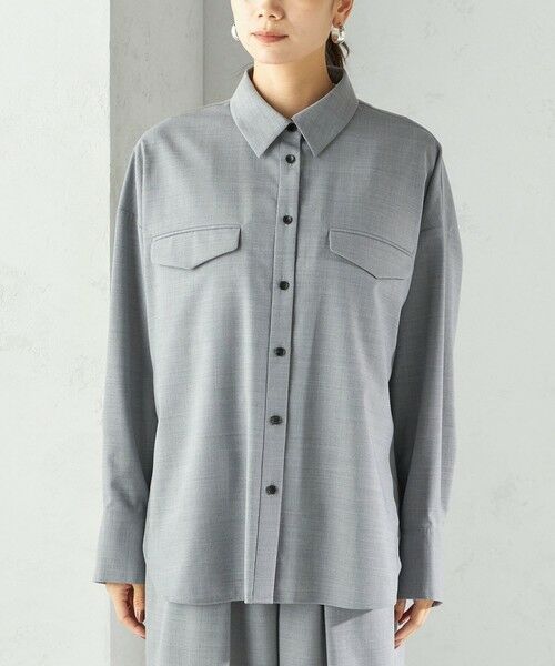 SHIPS / シップス シャツ・ブラウス | 〈手洗い可能〉トロピカル ポケット シャツ（セットアップ対応） | 詳細16