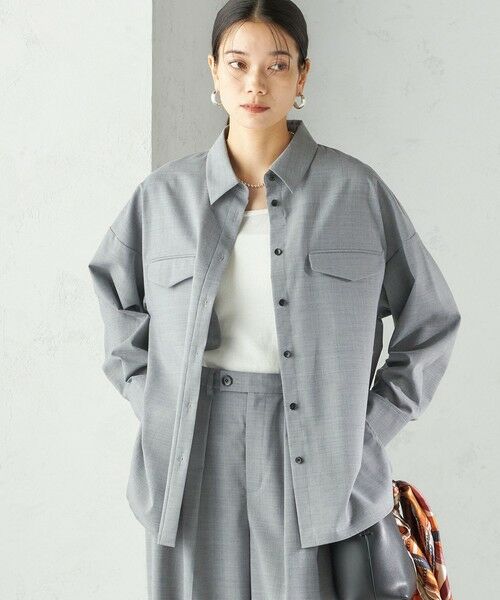 SHIPS / シップス シャツ・ブラウス | 〈手洗い可能〉トロピカル ポケット シャツ（セットアップ対応） | 詳細4