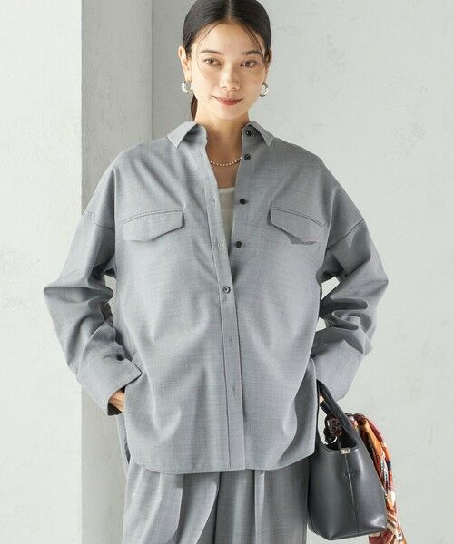 SHIPS / シップス シャツ・ブラウス | 〈手洗い可能〉トロピカル ポケット シャツ（セットアップ対応） | 詳細7