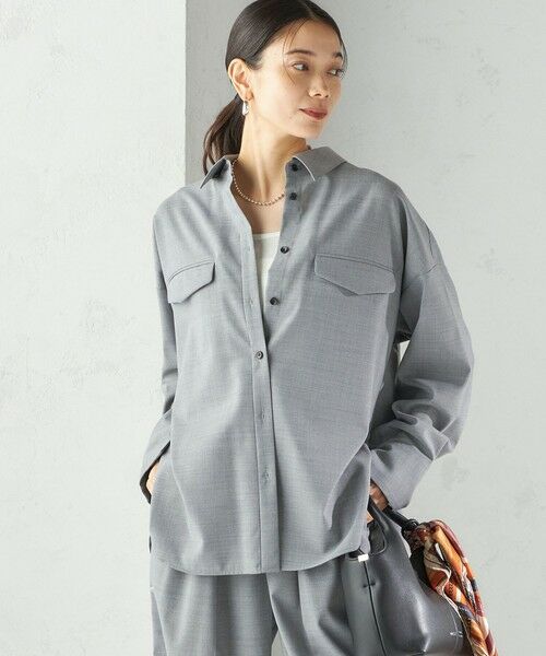 SHIPS / シップス シャツ・ブラウス | 〈手洗い可能〉トロピカル ポケット シャツ（セットアップ対応） | 詳細8