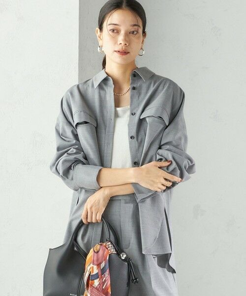 SHIPS / シップス シャツ・ブラウス | 〈手洗い可能〉トロピカル ポケット シャツ（セットアップ対応） | 詳細9