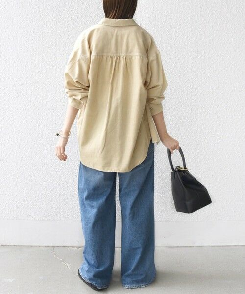 SHIPS / シップス シャツ・ブラウス | 【WEB限定】〈洗濯機可能〉コーデュロイ ギャザー シャツ 羽織 | 詳細4