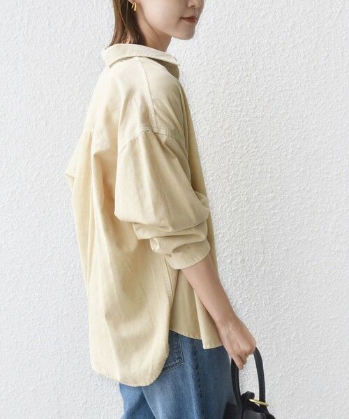SHIPS / シップス シャツ・ブラウス | 【WEB限定】〈洗濯機可能〉コーデュロイ ギャザー シャツ 羽織 | 詳細8