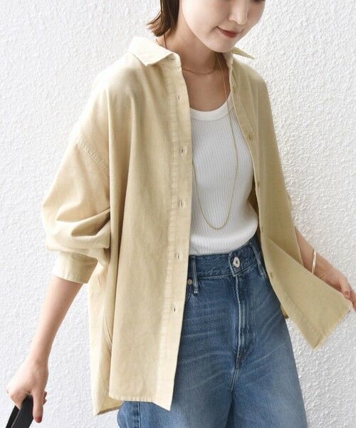 SHIPS / シップス シャツ・ブラウス | 【WEB限定】〈洗濯機可能〉コーデュロイ ギャザー シャツ 羽織 | 詳細9