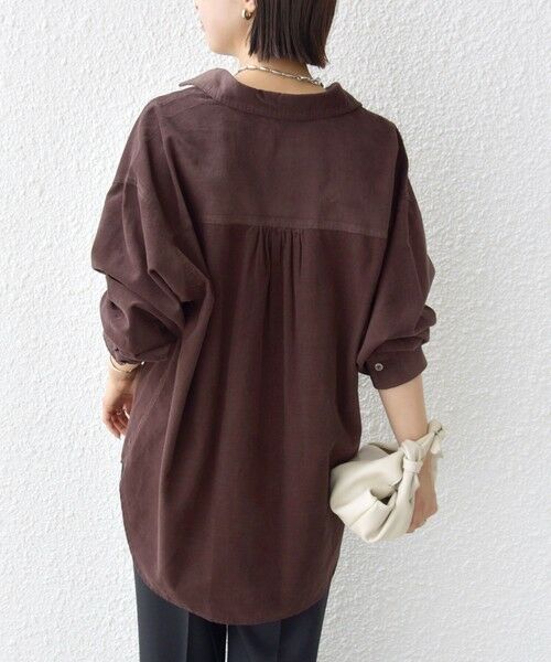 SHIPS / シップス シャツ・ブラウス | 【WEB限定】〈洗濯機可能〉コーデュロイ ギャザー シャツ 羽織 | 詳細19