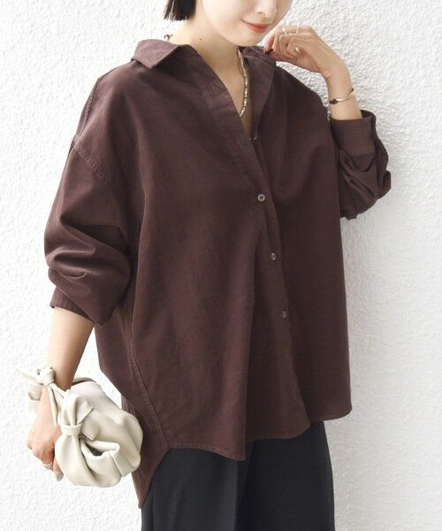 SHIPS / シップス シャツ・ブラウス | 【WEB限定】〈洗濯機可能〉コーデュロイ ギャザー シャツ 羽織 | 詳細20