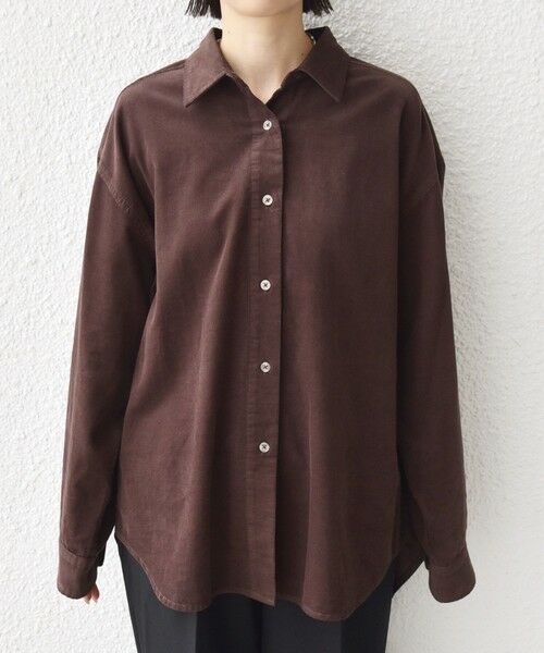 SHIPS / シップス シャツ・ブラウス | 【WEB限定】〈洗濯機可能〉コーデュロイ ギャザー シャツ 羽織 | 詳細28