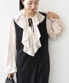 SHIPS / シップス シャツ・ブラウス | 【SHIPS別注】troisiemeCHACO: 〈手洗い可能〉ラッフル フリル ブラウス（セレモニー対応可）