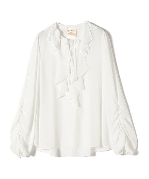 SHIPS / シップス シャツ・ブラウス | 【SHIPS別注】troisiemeCHACO: 〈手洗い可能〉ラッフル フリル ブラウス（セレモニー対応可） | 詳細13