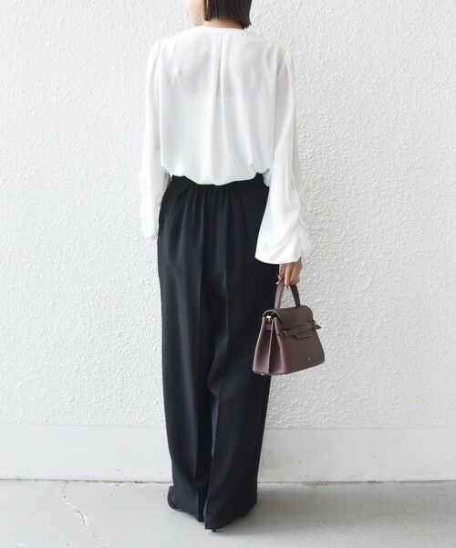 SHIPS / シップス シャツ・ブラウス | 【SHIPS別注】troisiemeCHACO: 〈手洗い可能〉ラッフル フリル ブラウス（セレモニー対応可） | 詳細3