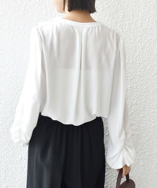 SHIPS / シップス シャツ・ブラウス | 【SHIPS別注】troisiemeCHACO: 〈手洗い可能〉ラッフル フリル ブラウス（セレモニー対応可） | 詳細6