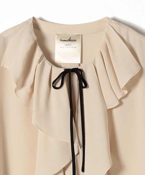 SHIPS / シップス シャツ・ブラウス | 【SHIPS別注】troisiemeCHACO: 〈手洗い可能〉ラッフル フリル ブラウス（セレモニー対応可） | 詳細26