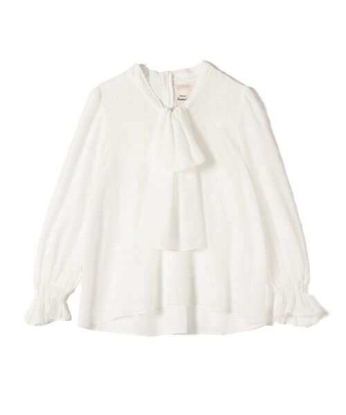 SHIPS / シップス シャツ・ブラウス | 【SHIPS別注】troisiemeCHACO: 〈手洗い可能〉2WAY シアー タイ ブラウス（セレモニー対応可） | 詳細9