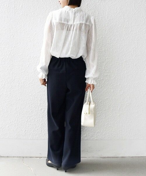 SHIPS / シップス シャツ・ブラウス | 【SHIPS別注】troisiemeCHACO: 〈手洗い可能〉2WAY シアー タイ ブラウス（セレモニー対応可） | 詳細3