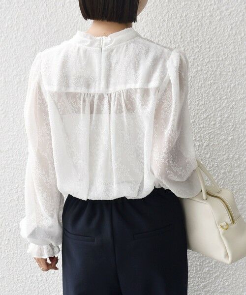 SHIPS / シップス シャツ・ブラウス | 【SHIPS別注】troisiemeCHACO: 〈手洗い可能〉2WAY シアー タイ ブラウス（セレモニー対応可） | 詳細7