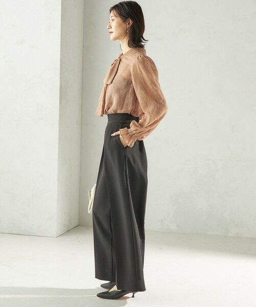 SHIPS / シップス シャツ・ブラウス | 【SHIPS別注】troisiemeCHACO: 〈手洗い可能〉2WAY シアー タイ ブラウス（セレモニー対応可） | 詳細12