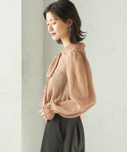 SHIPS / シップス シャツ・ブラウス | 【SHIPS別注】troisiemeCHACO: 〈手洗い可能〉2WAY シアー タイ ブラウス（セレモニー対応可） | 詳細18