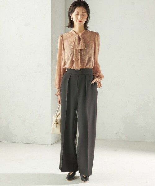 SHIPS / シップス シャツ・ブラウス | 【SHIPS別注】troisiemeCHACO: 〈手洗い可能〉2WAY シアー タイ ブラウス（セレモニー対応可） | 詳細11