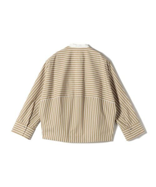 SHIPS / シップス シャツ・ブラウス | 〈手洗い可能〉コットン ポリエステル ストライプ ドルマン 長袖 シャツ | 詳細10