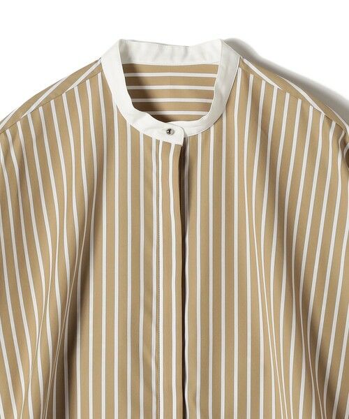 SHIPS / シップス シャツ・ブラウス | 〈手洗い可能〉コットン ポリエステル ストライプ ドルマン 長袖 シャツ | 詳細11