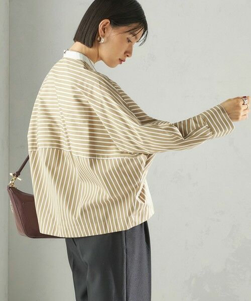 SHIPS / シップス シャツ・ブラウス | 〈手洗い可能〉コットン ポリエステル ストライプ ドルマン 長袖 シャツ | 詳細8