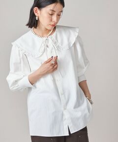 SHIPS / シップス シャツ・ブラウス | SHIPS NINE CASE:〈手洗い可能〉ビッグ カラー ブラウス