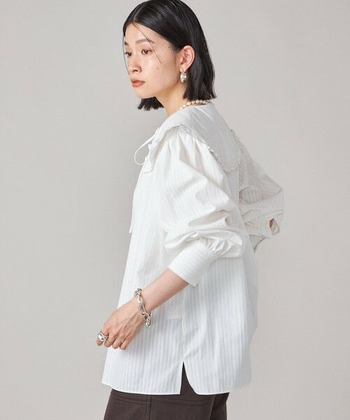 SHIPS / シップス シャツ・ブラウス | SHIPS NINE CASE:〈手洗い可能〉ビッグ カラー ブラウス | 詳細10