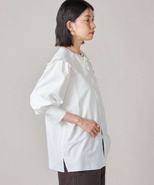 SHIPS / シップス シャツ・ブラウス | SHIPS NINE CASE:〈手洗い可能〉ビッグ カラー ブラウス | 詳細12