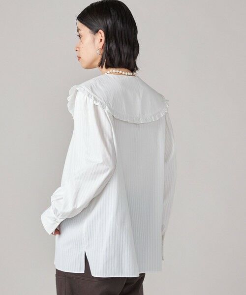 SHIPS / シップス シャツ・ブラウス | SHIPS NINE CASE:〈手洗い可能〉ビッグ カラー ブラウス | 詳細15