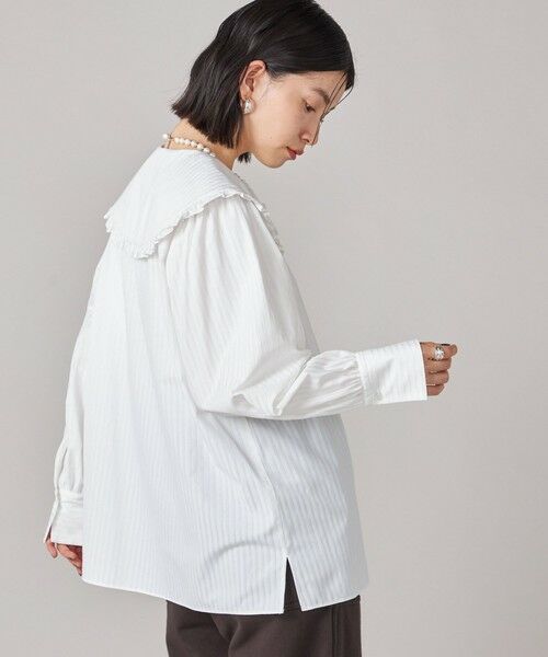 SHIPS / シップス シャツ・ブラウス | SHIPS NINE CASE:〈手洗い可能〉ビッグ カラー ブラウス | 詳細17