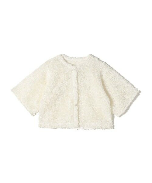 SHIPS / シップス シャツ・ブラウス | little black:〈手洗い可能〉パール 釦 フリル チュール 半袖 ブラウス | 詳細10