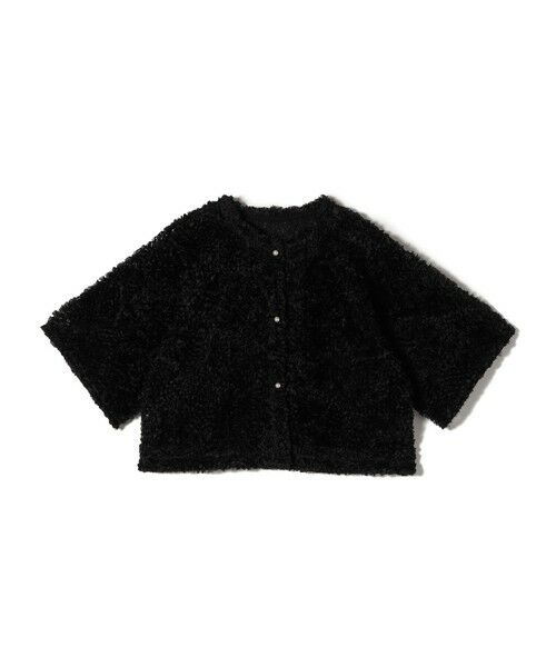 SHIPS / シップス シャツ・ブラウス | little black:〈手洗い可能〉パール 釦 フリル チュール 半袖 ブラウス | 詳細21