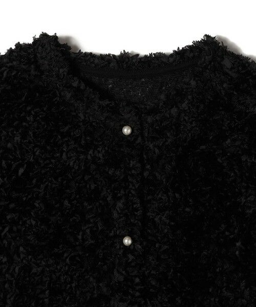 SHIPS / シップス シャツ・ブラウス | little black:〈手洗い可能〉パール 釦 フリル チュール 半袖 ブラウス | 詳細23